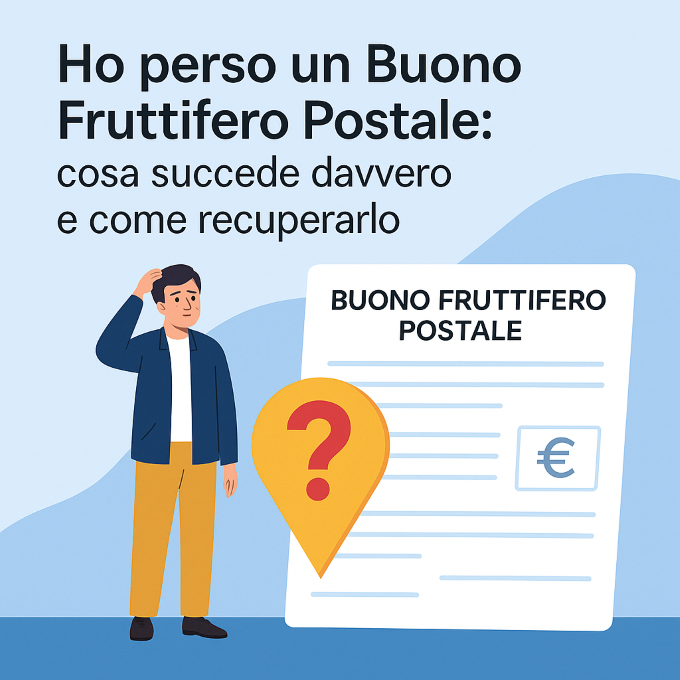 Buono Postale perso: e adesso?